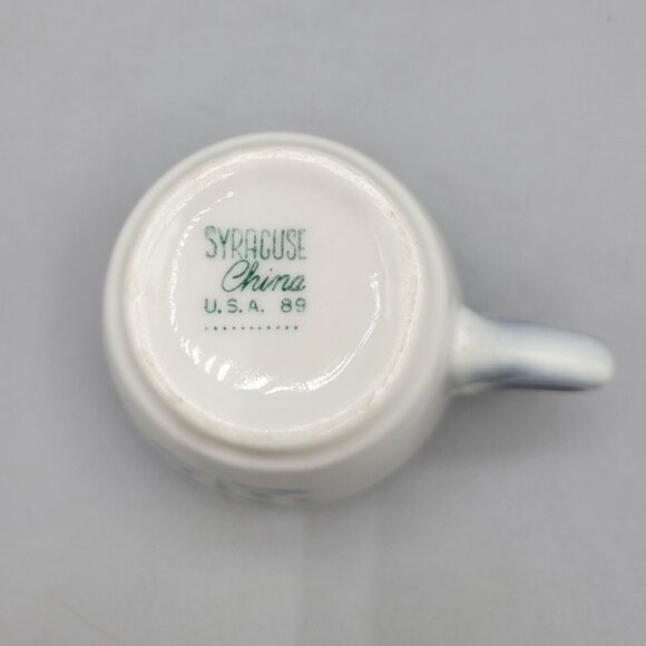 Vintage Syracuse China Ceramic Diner Coffee Mug Stencil Floral Design USA 89 - Picture 6 of 7